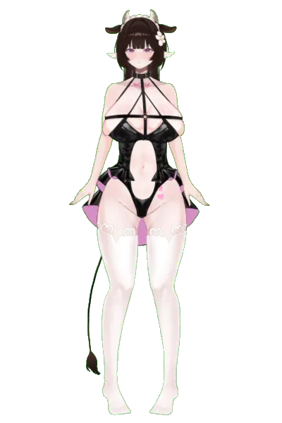 Live2D 角色展示 - 性感母牛